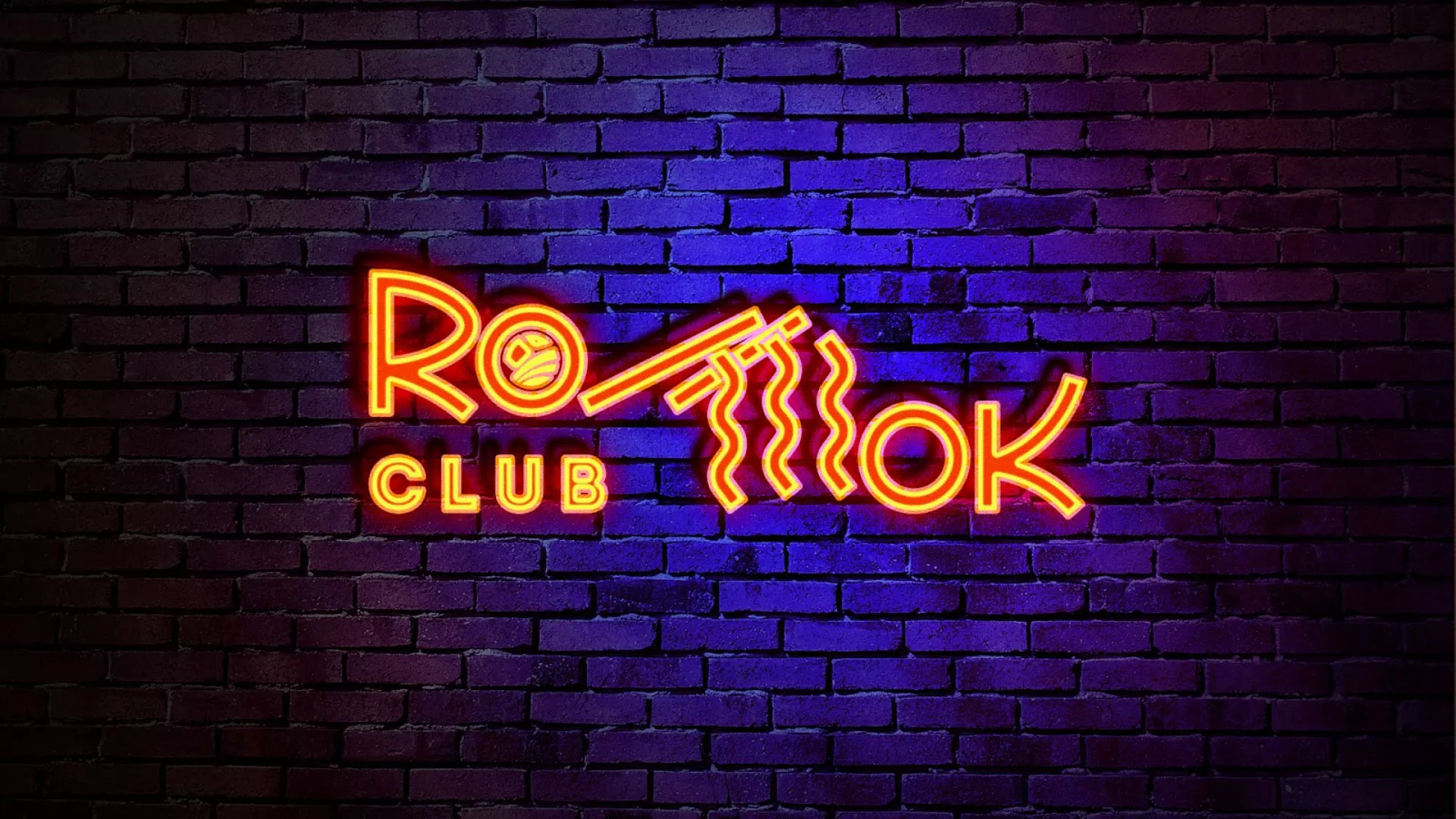 Разработка интерьерной вывески суши-бара «Roll Wok Club» в Кропоткине